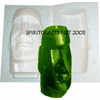 EASTER ISLAND TIKI <br> HEAD CANDLE MOLD <br> (7" HT 1 lb 9 oz)