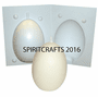EGG CANDLE MAKING MOLD (3.75" HT, 7.5 oz)