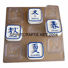 FENG-SHUI FOUR SEASONS SOAP MOLD 