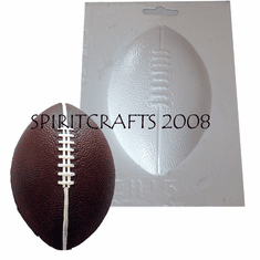 FOOTBALL PLASTER CASTING MOLD (3.25" x 5")