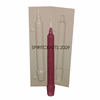 FOOTED TAPER PLASTIC CANDLE MOLD (7.5" HT, 3 oz)