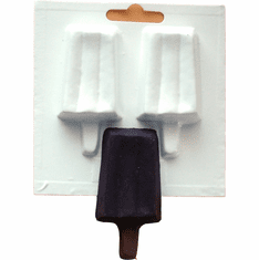 FUDGESICLE OR <br>POPSICLE PLASTER<br> CASTING MOLD <br> (2.75" HT)