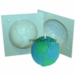 GLOBE STYLE EARTH CANDLE MOLD (3.5" DIA, 14 oz)
