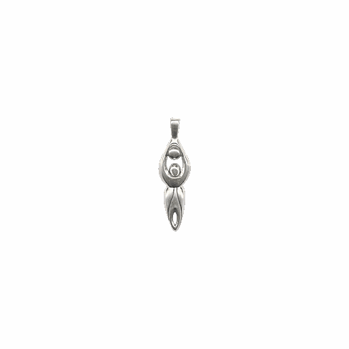 GODDESS CHARM, STERLING SILVER