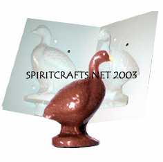 GOOSE CANDLE<br>  MAKING MOLD <br> (6.5" HT, 10 oz)