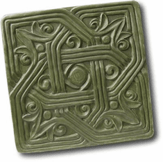 GOTHIC SQUARE CONCRETE STEPPING STONE MOLD (15.5" DIA)