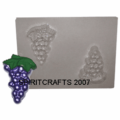 GRAPE BUNCH SOAP / CANDY MOLD (2 on 1)