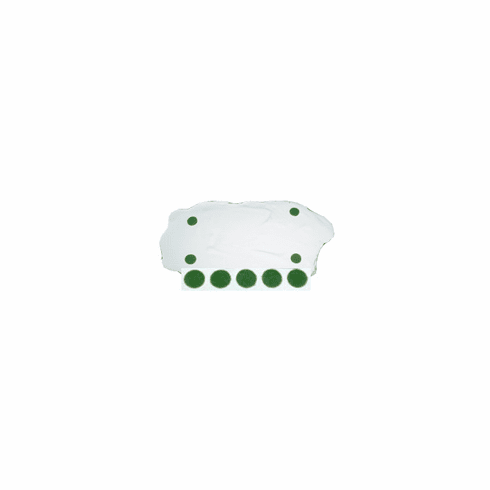 GREEN FELT DOTS, 1/2"