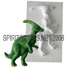 HADROSAURUS DINOSAUR PLASTER CRAFT MOLD (10.25" HT)