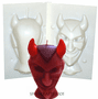 HAPPY DEVIL CANDLE MAKING MOLD (5.5" HT, 12 oz)