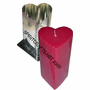 HEART PILLAR CANDLE MAKING MOLD (3.5" x 6")
