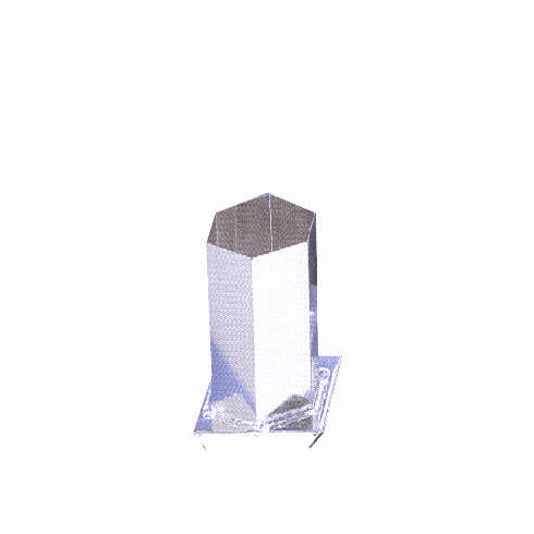 HEXAGON CANDLE MOLD, 3 1/8" x 7.5" (1 lb 12 oz)