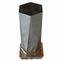 HEXAGON OBLIQUE MOLD, 2 7/8" x 3.5" x 6.5" ( 1 lb  4 oz)