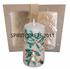 HOLLY AND BELLS<br> PILLAR CANDLE<br> MOLD (5.5" HT, 1 lb 6 oz)