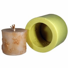 HONEY BEE PILLAR POLYURETHANE CANDLE MOLD (3" HT)