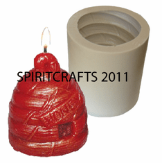 HONEY SKEP POLYURETHANE CANDLE MOLD (4" x 3")