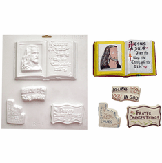 "JESUS SAID" BIBLE AND ASS'T INSPIRATIONAL MOLD