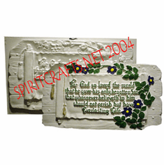 JOHN 3:16 PLAQUE  MOLD (18" x 12")