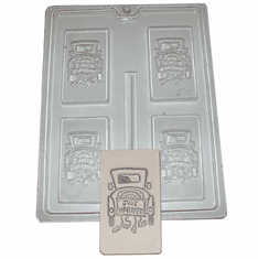 JUST MARRIED WEDDING GUEST SOAP MOLD, 4 BAR
