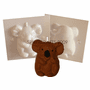 KOALA BEAR <BR>CANDLE MAKING MOLD <BR>(3" HT, 4 oz)