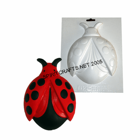 LADYBUG PLASTER CRAFT MOLD (5.75" x 7.5")