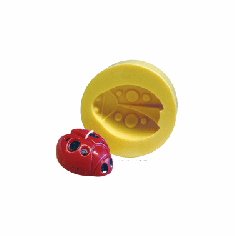 LADYBUG PROFESSIONAL POLYURETHANE CANDLE MOLD (3.75")