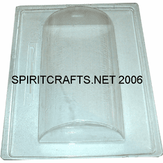 LARGE HALF ROUND PLASTIC SOAP LOAF MOLD (7.25" x 4.25" x 2.5")