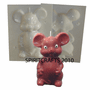 LARGE MOUSE<BR>CANDLE MAKING MOLD <BR>(6.5" HT, 15 oz)