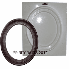 LARGE OVAL FRAME PLASTER MOLD (8" x 10")