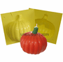 LARGE PUMPKIN CANDLE MOLD, 4" (1 lb 3 oz)