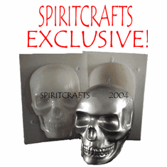 LARGE SKULL CANDLE MOLD (5.5", 3 lb)