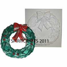 LARGE WREATH PLASTER CASTING MOLD (13" DIA)