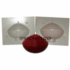 LAYERED TEARDROP<br> CANDLE MOLD (2.5" HT)