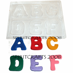 LETTERS AND NUMBERS CANDY MOLDS