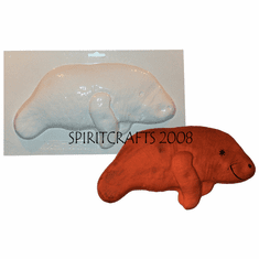 MANATEE PLASTER CRAFTING MOLD (11.5" x 6.75")