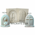 MARY AND THE CROSS CANDLE MOLD (7" HT, 2 lb)