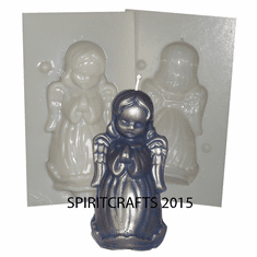 MEDIUM ANGEL <BR>CANDLE MAKING MOLD <BR>(5" HT, 6 oz)