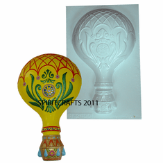 MEDIUM HOT AIR BALLOON PLASTER MOLD (8.25" x 13.25")