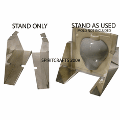 METAL CANDLE MOLD STAND, 2 PIECE