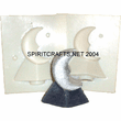 MOON WITH BASE</br> CANDLE MOLD</br> (4.25" HT, 5 oz)