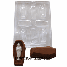 MUMMY HALLOWEEN CANDLE EMBED / CANDY MOLD