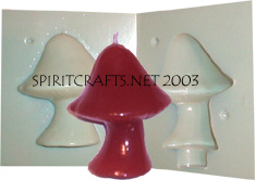 MUSHROOM <br> CANDLE MOLDS