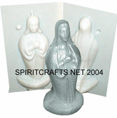 NATIVITY MARY CANDLE MAKING MOLD (5.75" HT, 5 oz)