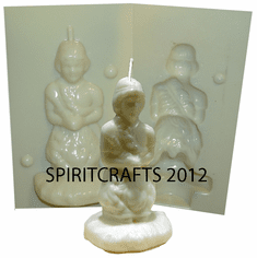 NATIVITY SHEPARD BOY CANDLE MOLD (4.5" HT, 4 oz)