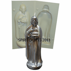NATIVITY WISEMAN #1 CANDLE MOLD (7" HT, 12.5 oz)