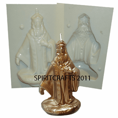 NATIVITY WISEMAN #3 CANDLE MOLD (7.5" HT, 12 oz)