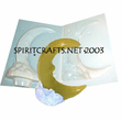 NEW MOON PLASTIC CANDLE MOLD (8" HT, 1 lb 3 oz)