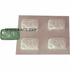 NORTHWEST INDIAN SEA BEAR MOLD, 4 WELL