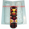 NORTHWEST TOTEM <BR> POLE CANDLE MOLD <BR> (7" HT, 14 oz)