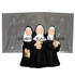 NUNS CANDLE MAKING MOLD (7" HT, 1 lb 12 oz)